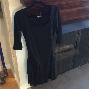 Vintage 80’s Black Dress | Size Junior L